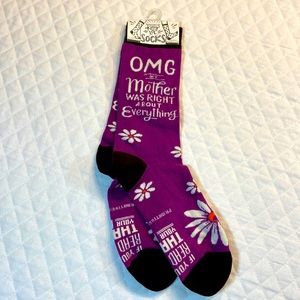 NWT Socks-Primitives By Kathy. One Size Fits Most. OMG my Mother Was Right!!!